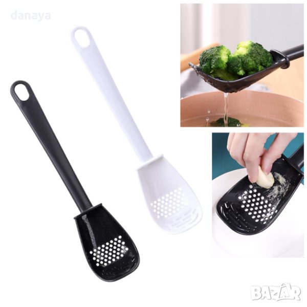 4411 Мултифункционална решетъчна лъжица черпак за отцеждане, снимка 1