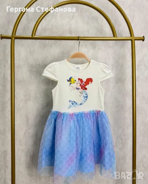 Рокля Ариел Размери-3/4г.4/5г.5/6г.6/7г.7/8г. Цена-32 лв, снимка 1