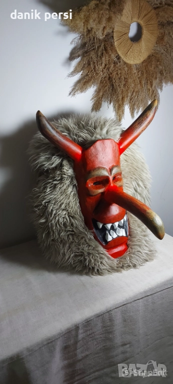 Кукерска маска за Сурва и декорация - ръчна изработка, снимка 1