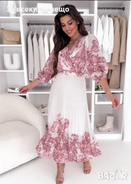 Дамска Ефирна Рокля Солей Код A490, снимка 1