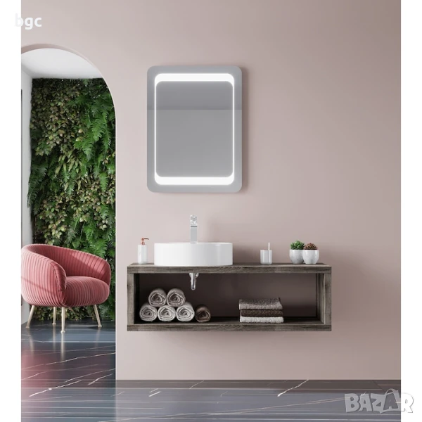  Плот KRING, Вертикален, Текстуриран, Fossil Oak, 30x46x3.8 см - 24 месеца гаранция, снимка 1