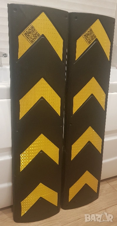 Гумен протектор за стена на гараж 20x80, снимка 1