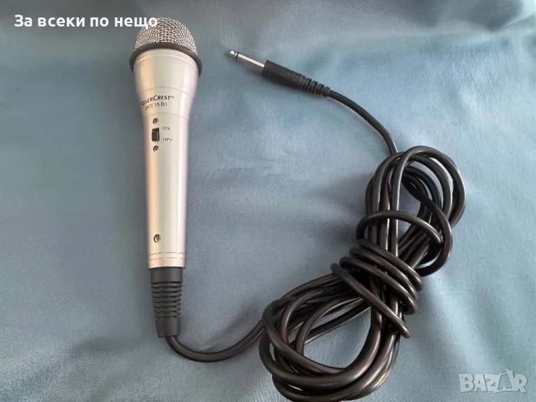 Микрофон SILVERCREST SKS 15 B1 , кабел 4м, снимка 1