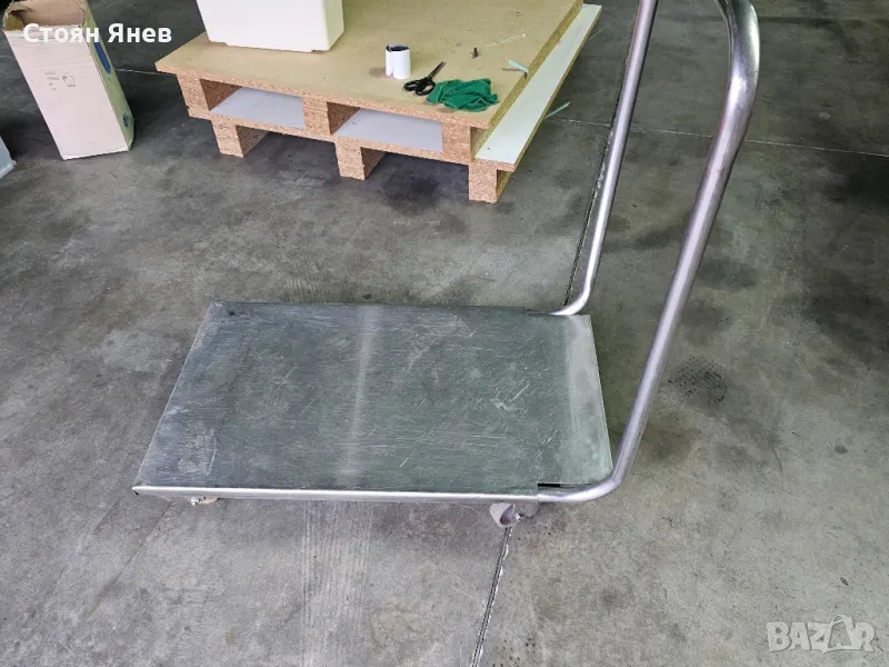 Неръждаема платформена количка 79x45 cm, снимка 1