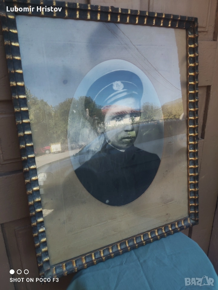 Стара картина военна тематика, снимка 1