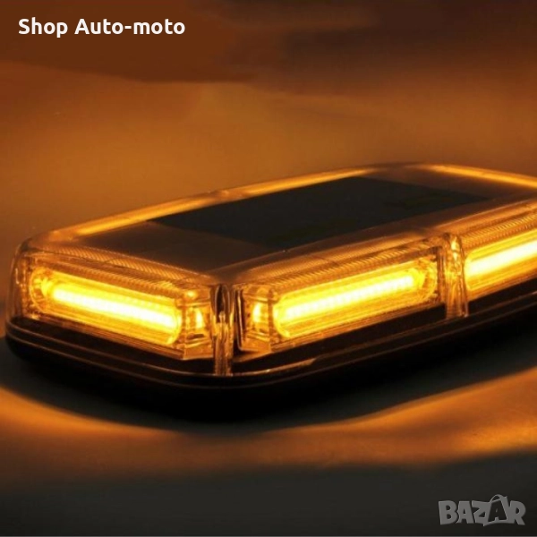 Сигнална лампа Automat - Диоден маяк оранжев, 12-24V, 60W, снимка 1