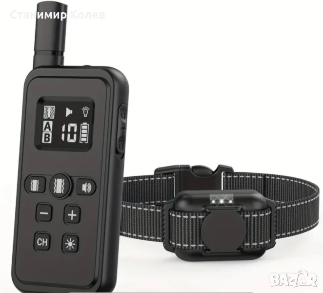 Уред за обучение на кучета с дистанционно управление без шок, водоустойчив, снимка 1