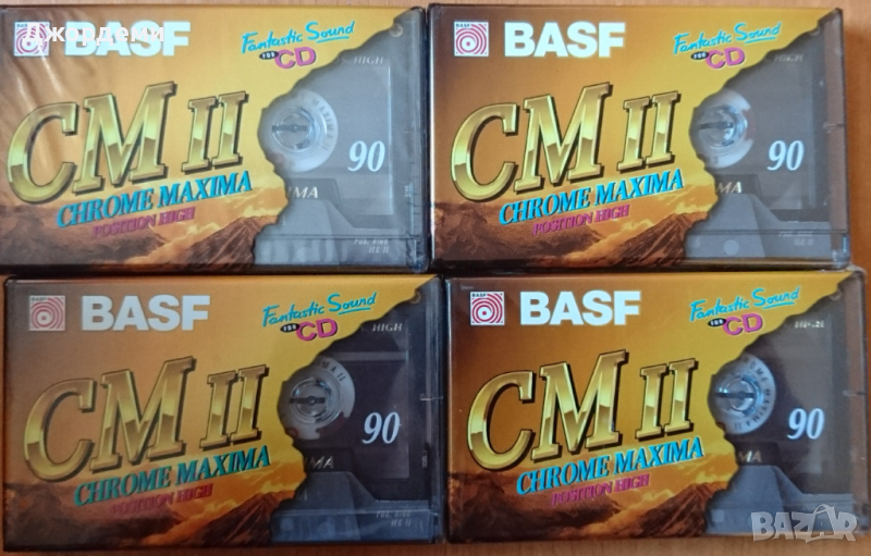 Аудио касети /аудио касета/ BASF CM II Chrom Maxima 90 мин., снимка 1