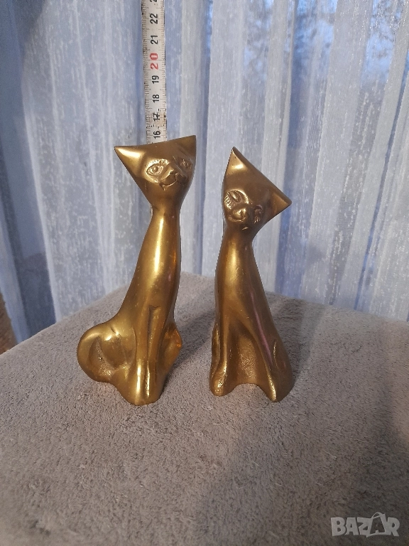 Бронзови котки и Медни апликации, снимка 1