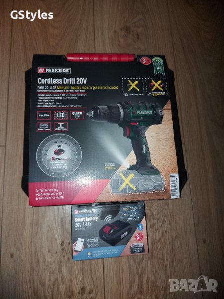 винтоверт + 4a смарт батерия Parkside, снимка 1