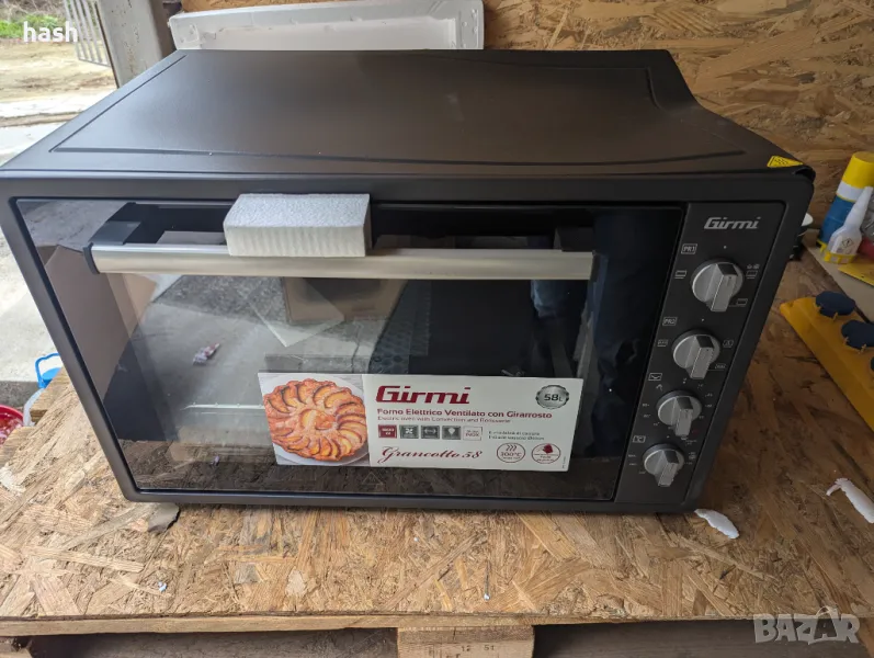 Вентилирана електрическа фурна Girmi FE58, 58 литра; 300°C, с транспортен дефект, снимка 1
