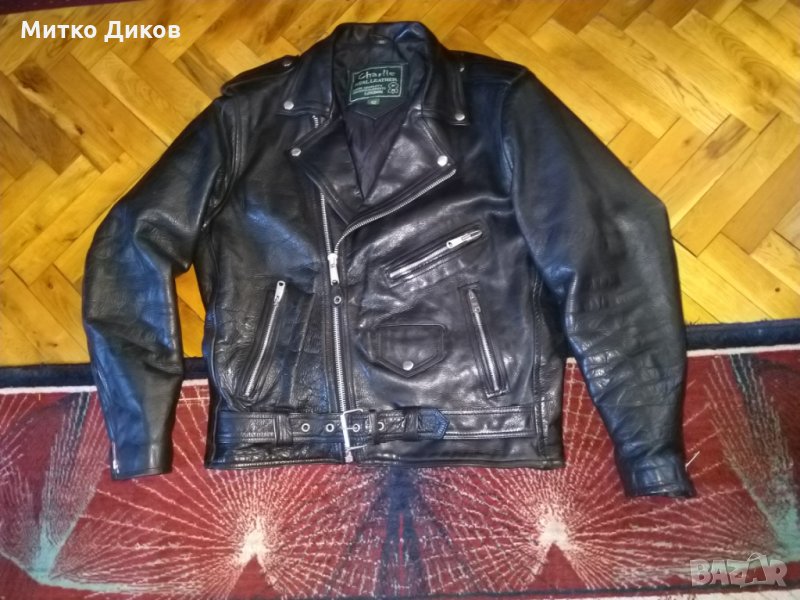 Рокерско яке Charlie London естествена кожа размер 42-М, снимка 1
