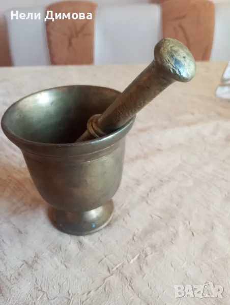 хаванче от месинг и бронз, снимка 1