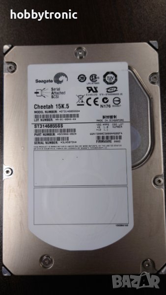 Харддискове SAS HDD 146GB Seagate Cheetah ST3146855SS 15K5, снимка 1