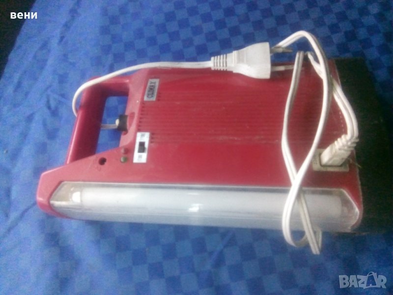 ретро акумулаторна лампа , снимка 1