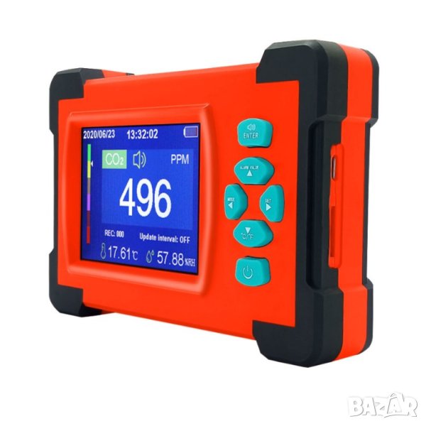 Детектор за въглероден диоксид / Измервател на качеството на въздуха JD-112, снимка 1