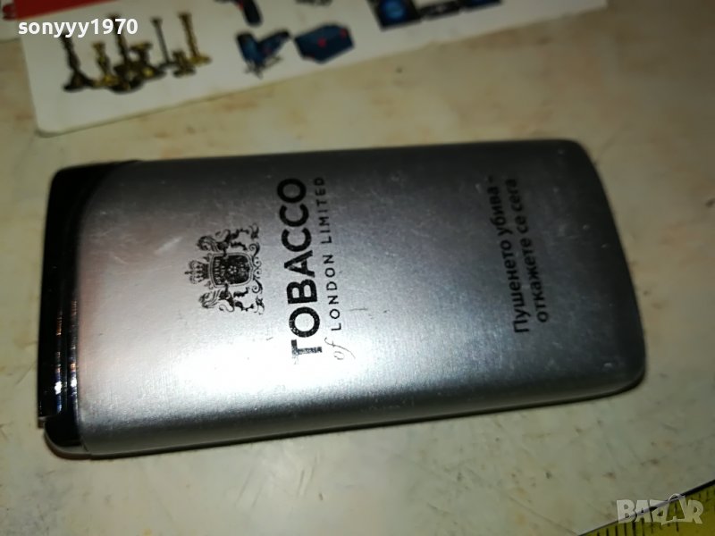 🛑🛑TOBACCO-LONDON-метална запалка 1310221703, снимка 1