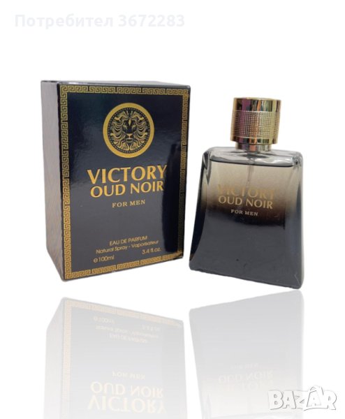 Парфюмна вода за мъже Victory Oud Noir Pour Homme by Fragrance Couture, 100ML EDT Eau de Toilette, снимка 1
