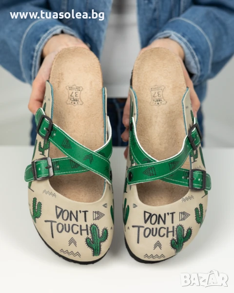 🥁 Намаление - Ортопедични чехли със стелка от естествен велур | Марка Tuasolea, снимка 1