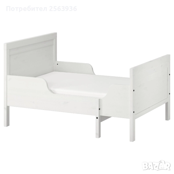 Детско разтегателно легло с подматрачна рамка, снимка 1