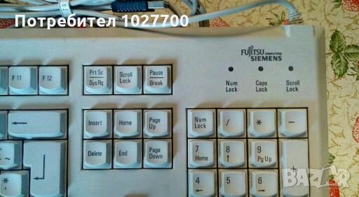 Клавиатура за компютър SIMENS и монитор SAMSUNG, снимка 1