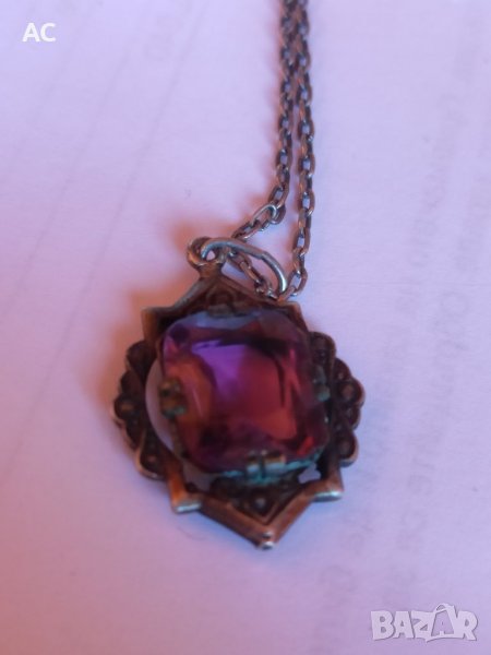 Сребърно колие , снимка 1