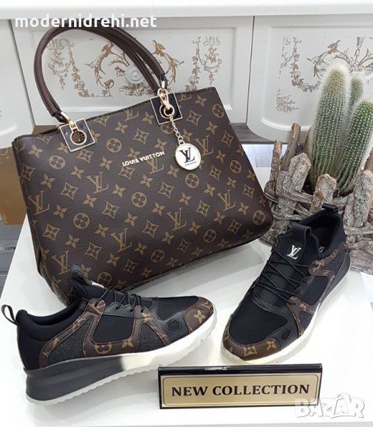 Дамски комплект спортни обувки и чанта Louis Vuitton код 25, снимка 1