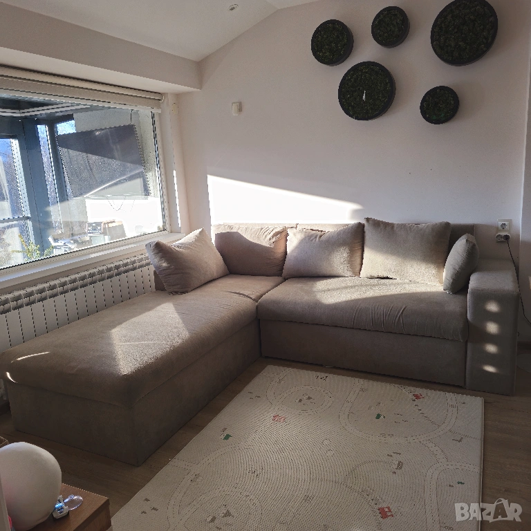 Ъглов диван за хол, снимка 1