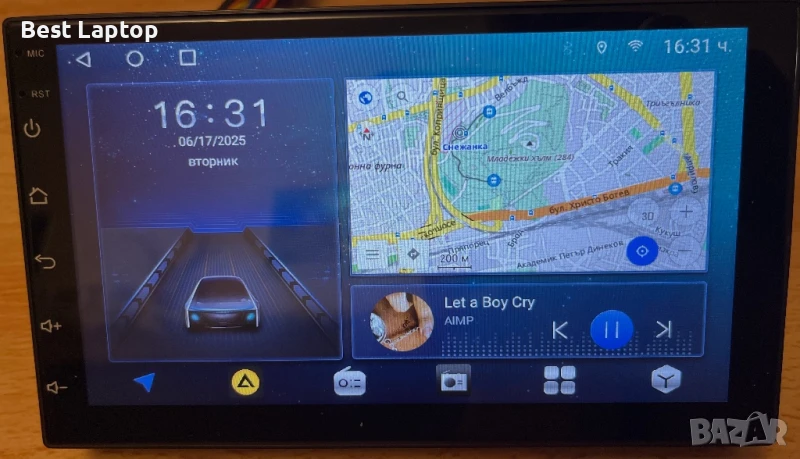 Topway TS10 7" мултимедия 8gb 128gb най-висок клас навигация, снимка 1