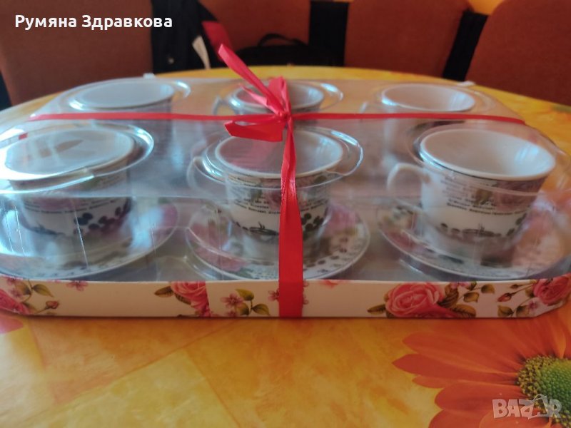 Продавам НОВ порцеланов сервиз за кафе, снимка 1