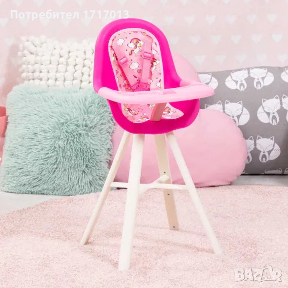 Аксесоар за кукла Bayer - Стол за хранене, снимка 1