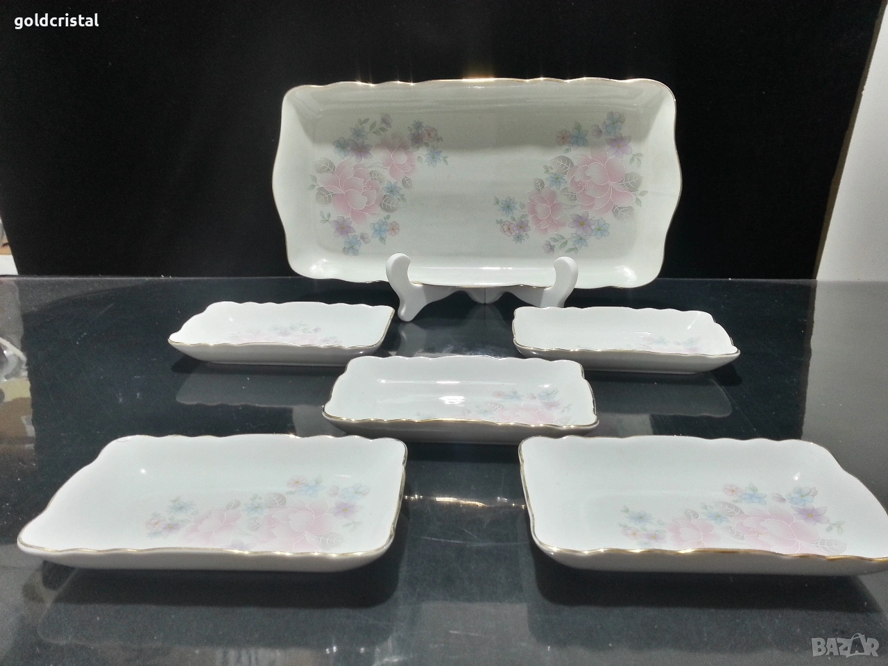 Стар български порцелан чинии , снимка 1