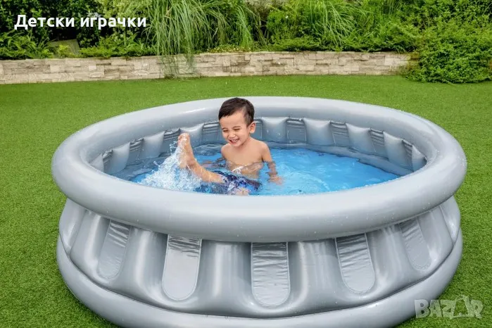 Надуваем басейн Bestway Spece Ship Pool,152 х 43 см, за деца, снимка 1