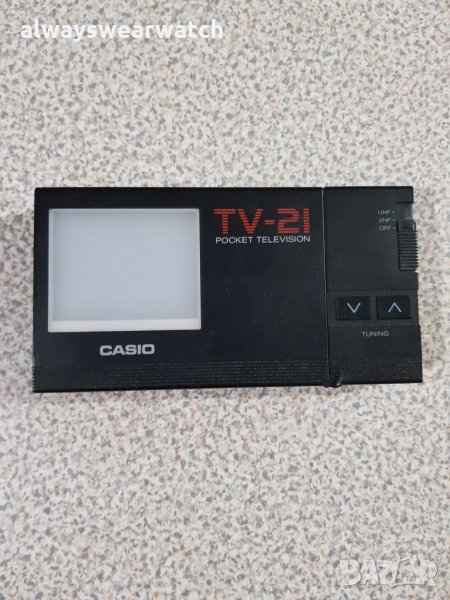 Casio TV-21 LCD Портативен / преносим винтидж телевизор Касио / Ретро, снимка 1