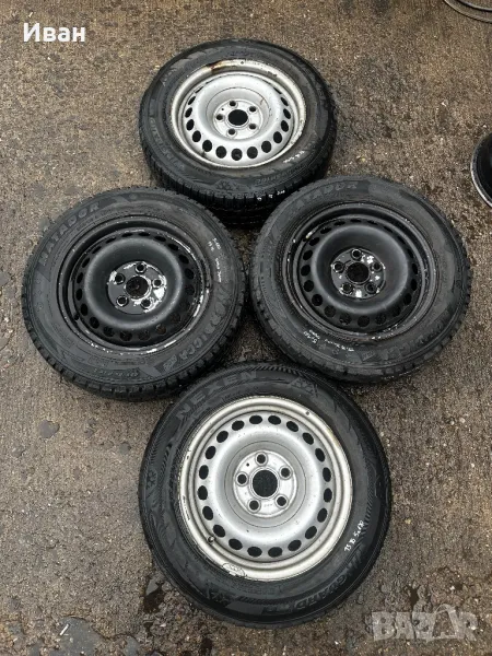 Джанти с гуми 5х120 VW T4 T5 T6 Transporter Citroen Jumpy Peugeot Expert, снимка 1