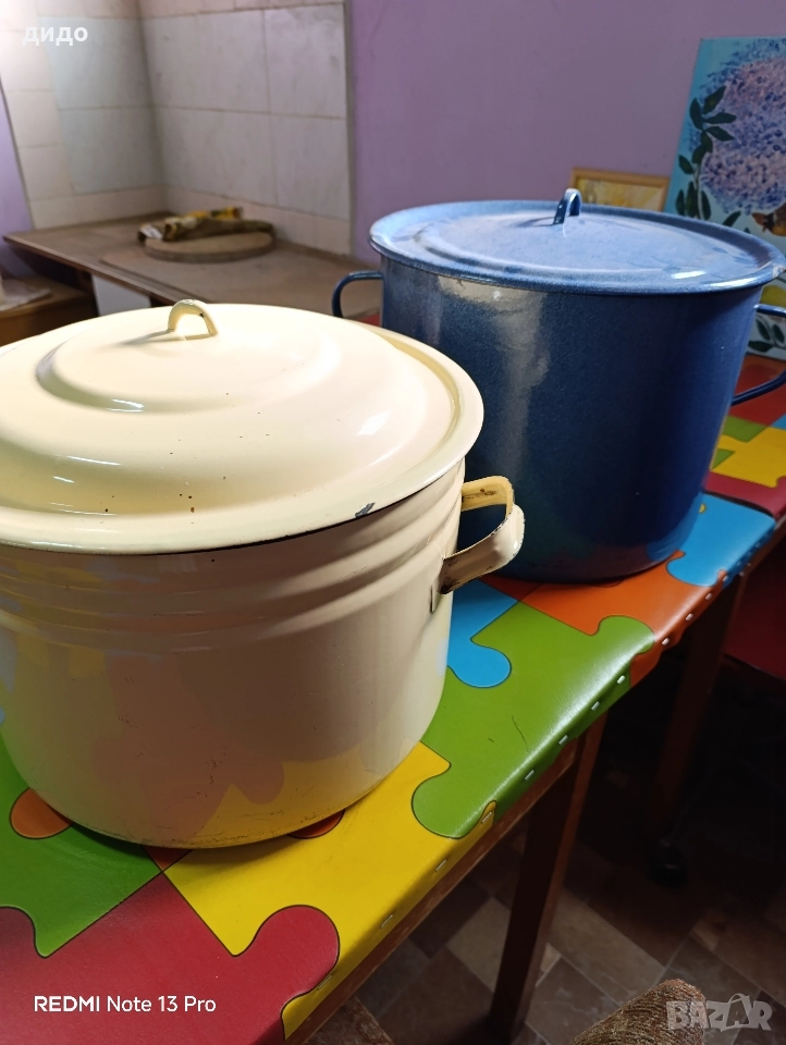 Стари тенджери 2 бр. 40 лв , снимка 1