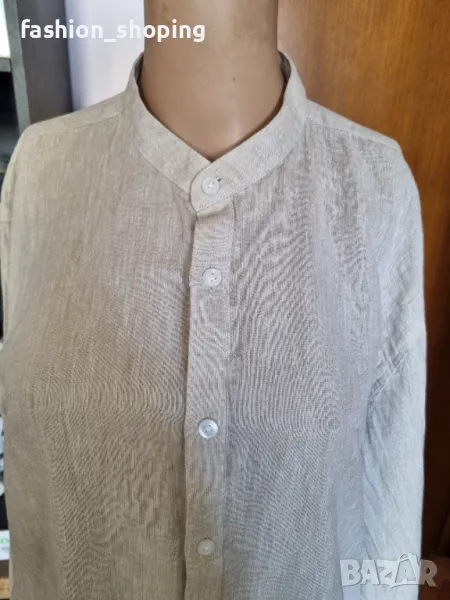 Мъжка риза ( лен и памук) Lindbergh, размер L, снимка 1