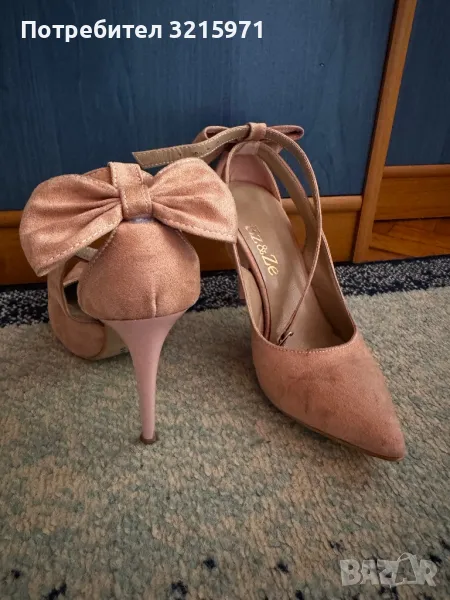 Елегантни дамски обувки в панделка , снимка 1