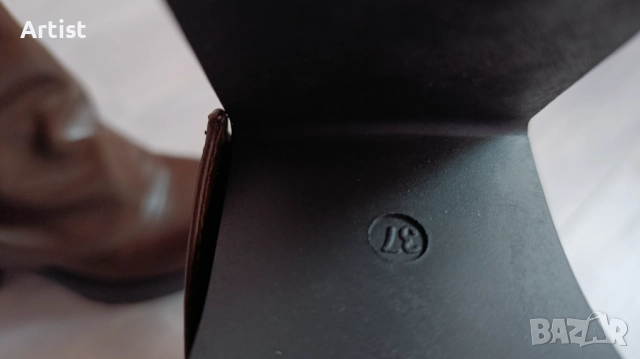 Нови удобни боти в кафяво, снимка 4 - Дамски боти - 52956208