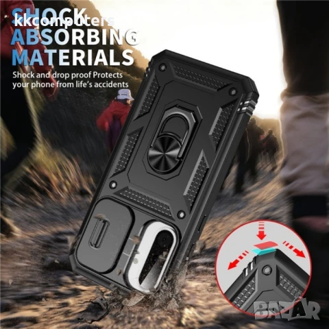 Samsung Galaxy A36 5G / A56 5G Удароустойчив Ring Holder Калъф и Протектор, снимка 7 - Калъфи, кейсове - 50797679