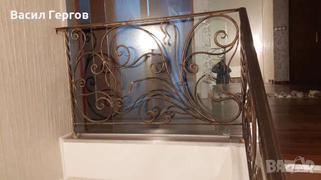 Парапет ковано желязо, снимка 5 - Антикварни и старинни предмети - 49148031