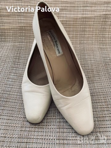 Перлени обувки LUCIANO BARACHINI Италия, снимка 3 - Дамски обувки на ток - 36958830