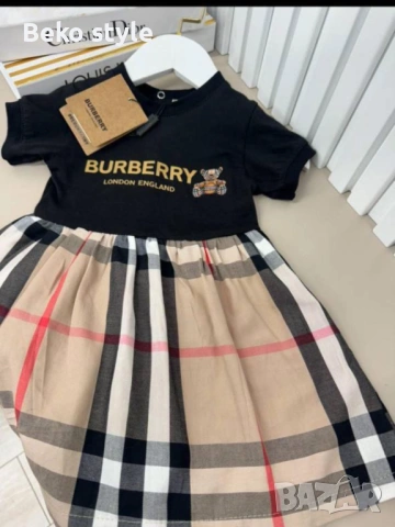 Детска Рокля Burberry   От 6 до 36 м   