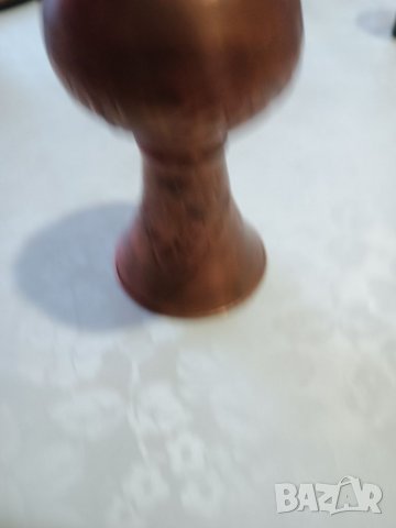 Стара ръчно изработена медна ваза, снимка 9 - Антикварни и старинни предмети - 39553847