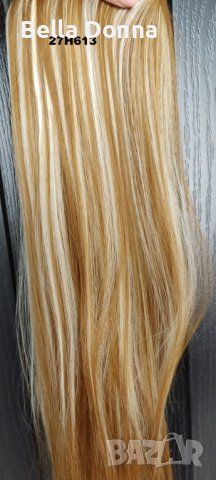 Висококачествени екстеншъни/удължения за коса от изкуствен косъм, снимка 16 - Аксесоари за коса - 17505739