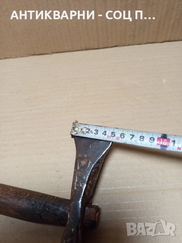 Соц Стар Ръчно Кован Каменоделски Чук 0.730кг. Номер 607., снимка 13 - Антикварни и старинни предмети - 53224607