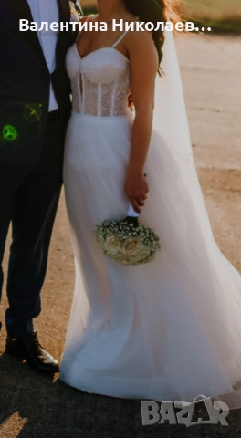 бутикова булчинска рокля , снимка 4 - Сватбени рокли - 51880167