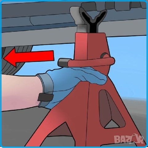 PROFITOOL стойки подпорни за автомобил 2 тона, снимка 3 - Други инструменти - 28404038