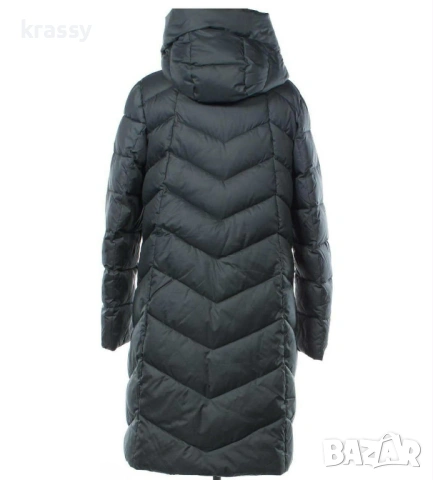 НОВО страхотно дълго зимно дамско яке с качулка (размер Л), снимка 2 - Якета - 53290739