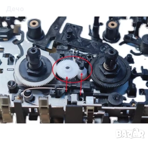 Зъбчатки за касетен дек Technics / Panasonic  2, снимка 6 - Декове - 52573282